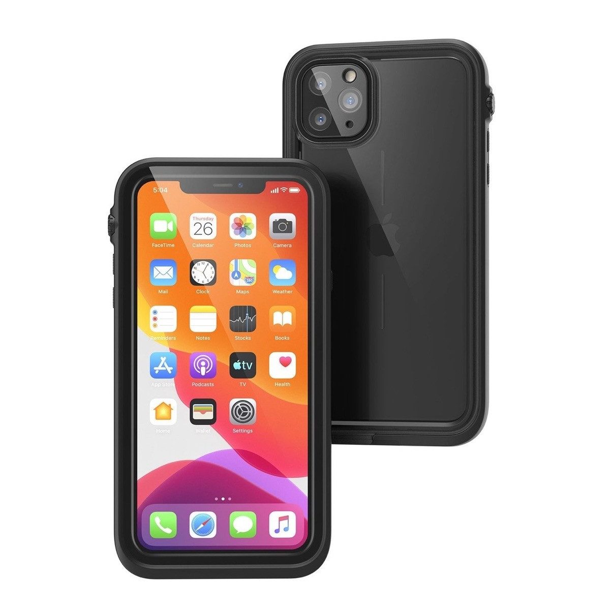 Catalyst Smartphone-Hülle Total Protection Waterproof Case, für iPhone 11 Pro Max, Schwarz