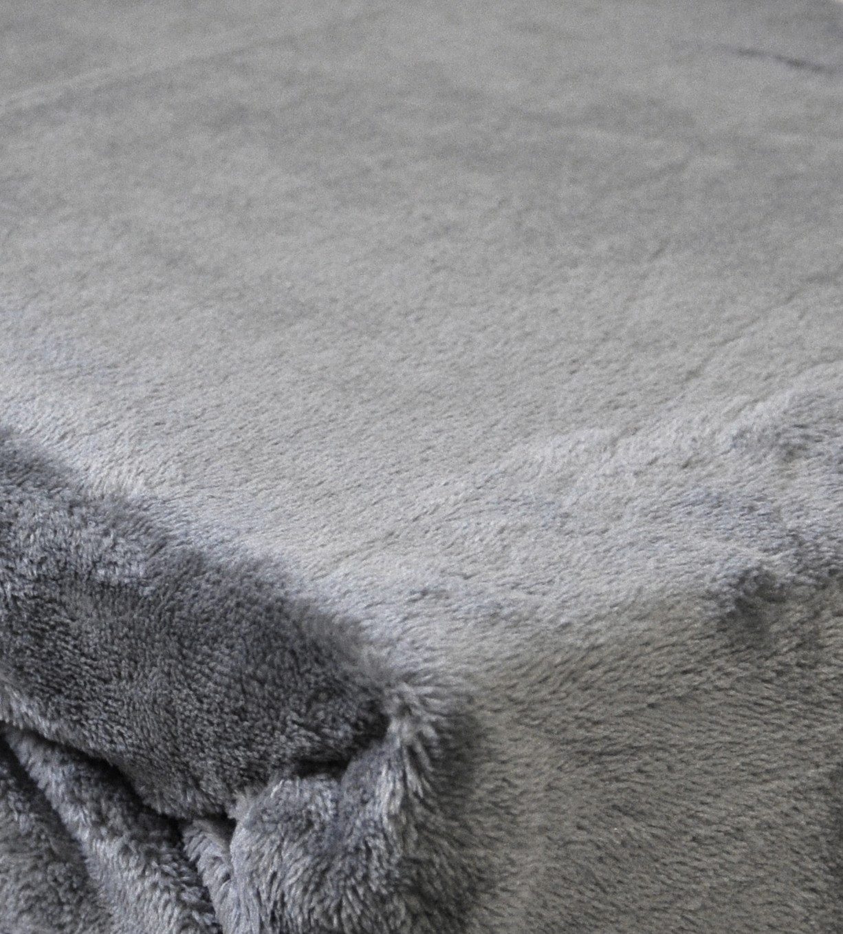 JACK Spannbettlaken Teddy Flausch Cashmere Touch Weiß Grau Anthrazit, Fleece, Gummizug: Rundumgummizug, (1 Stück), Teddy Plüsch, kuschlig, weiche Oberfläche, su – Bild 3 von 5