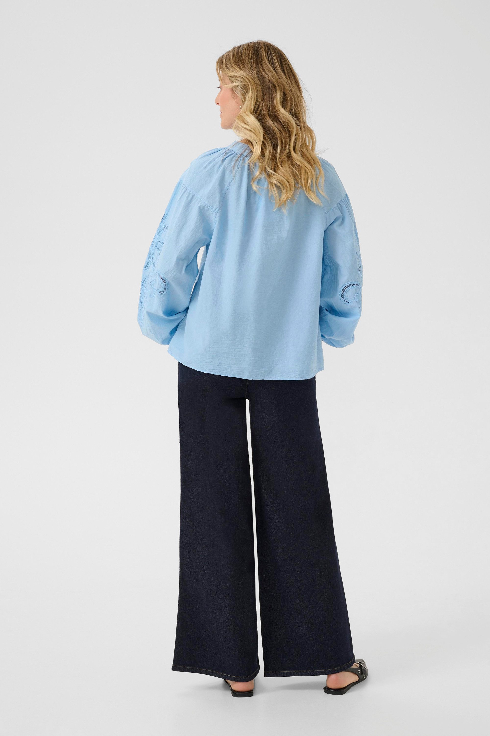 Langarmbluse Langarm-Bluse CRTimia