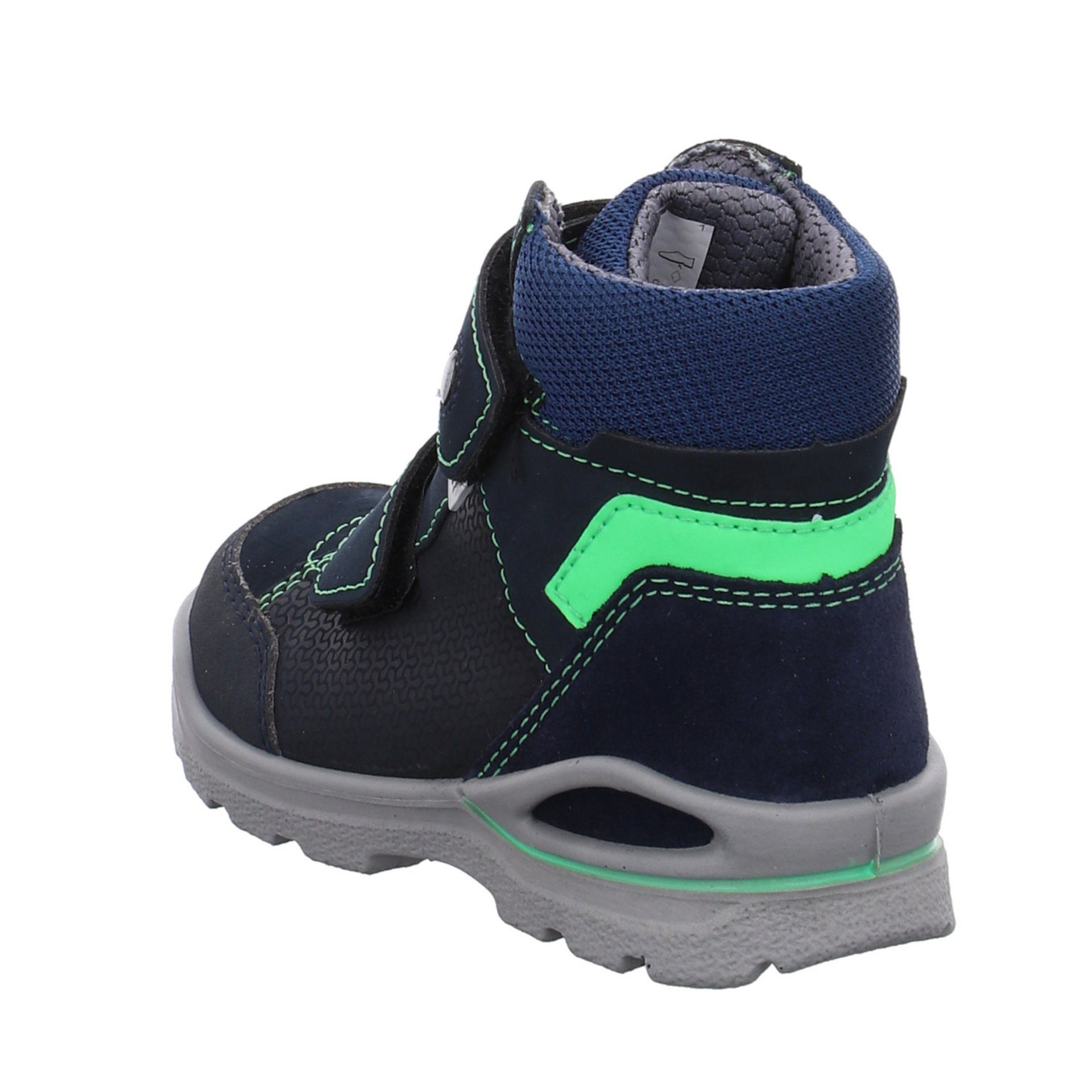 Pepino Ricosta uni Boots Finn sonst Leder-/Textilkombination Winterboots Kombi Leder-/Textilkombination blau