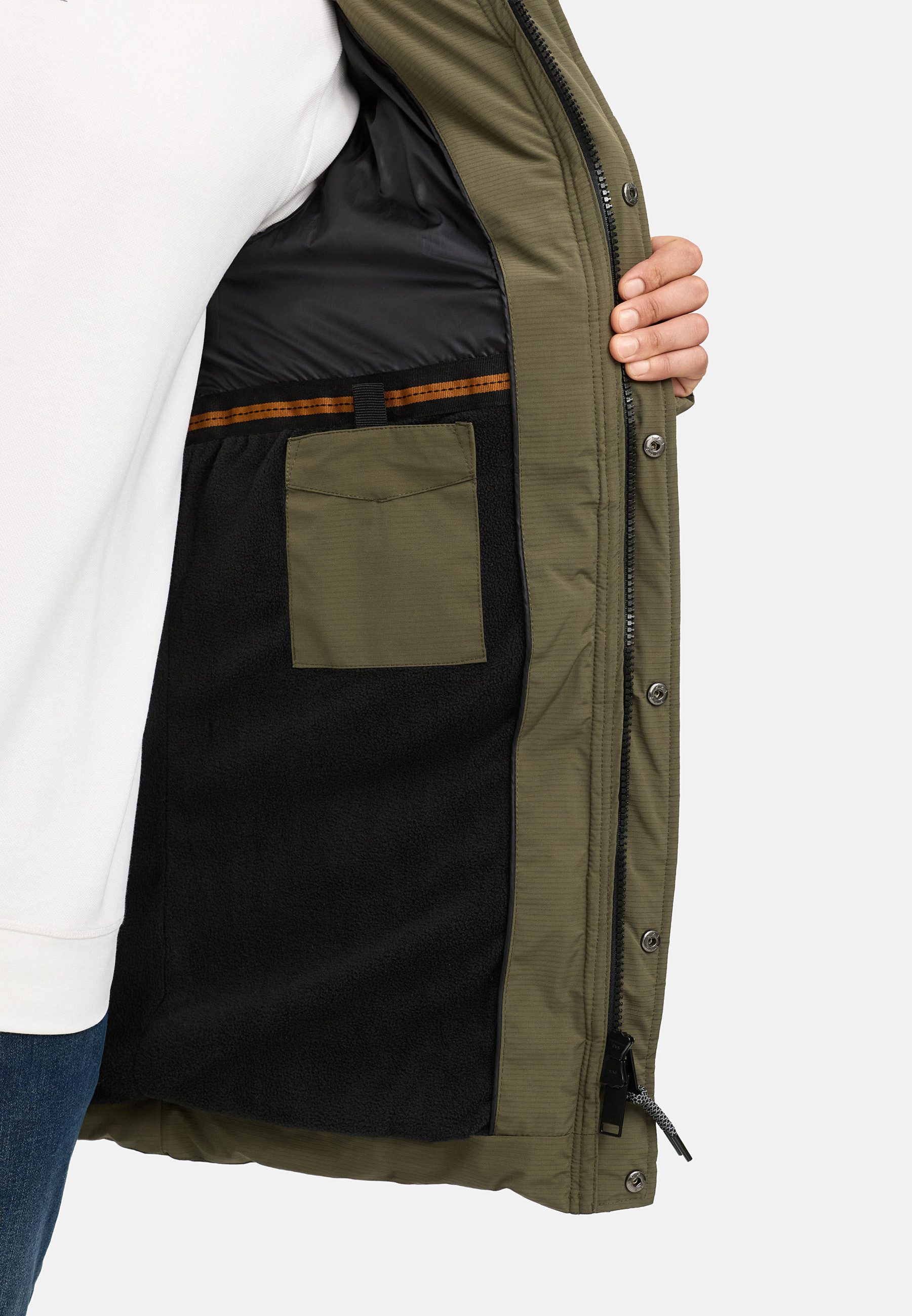 Indicode Winterjacke Herren INBoulton Jacke Winter Herrenjacke mit Kapuze und Taschen