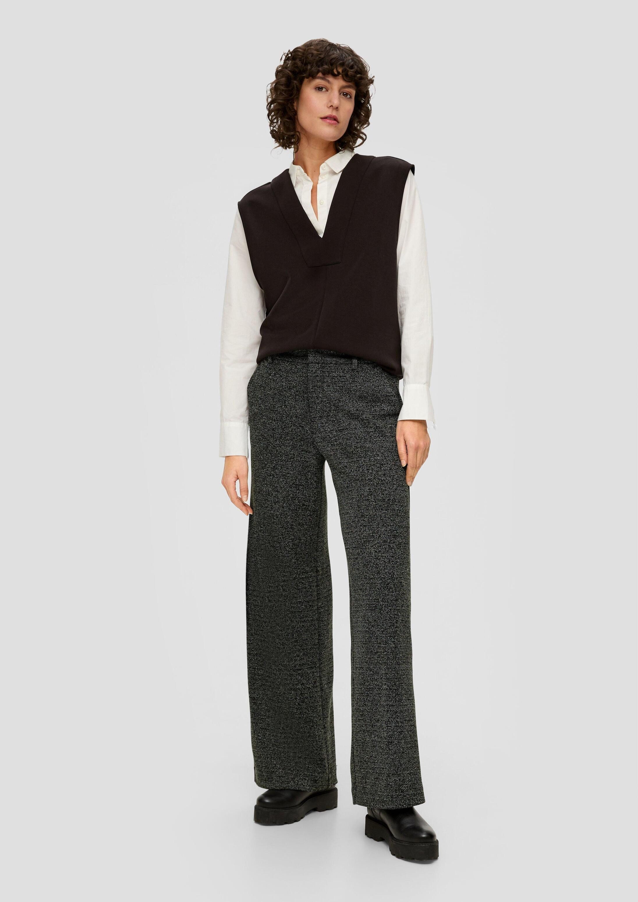 s.Oliver Chinos Hose Regular: Hose mit Wide Palazzo Leg