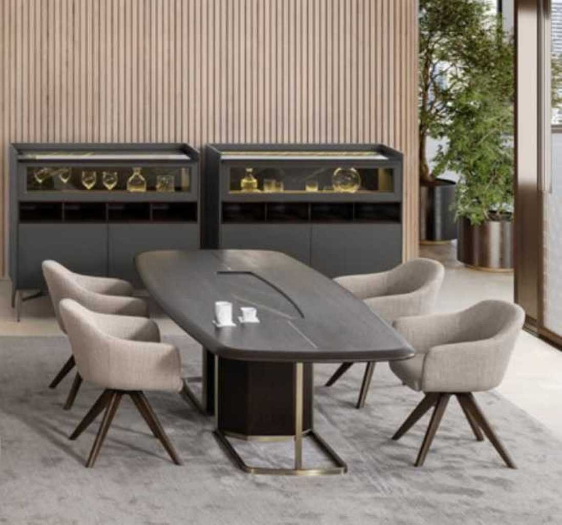 JVmoebel Esszimmer-Set Holz Luxus mit (7-St), Stühle, Europa Tisch in Eszimmer 4x Made Modernen Set