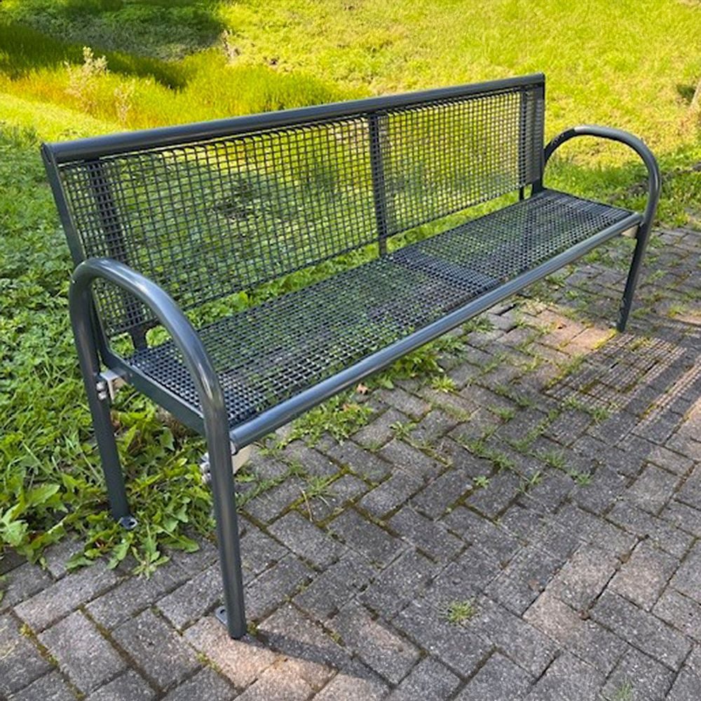 Playparc Sitzgruppe Sitzbank Drahtgitter, Bietet ein ergonomisches Sitzgefühl