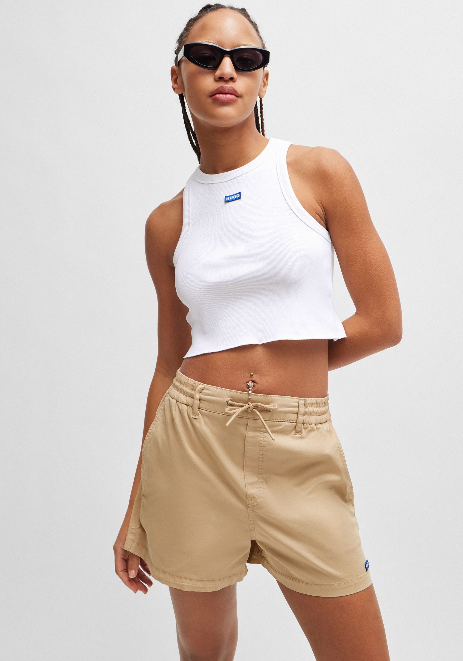 HUGO Tanktop Baby Tank Cropped-Form
