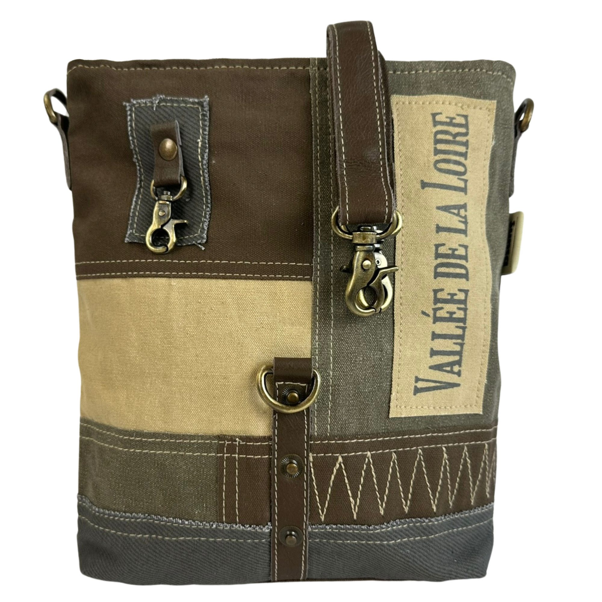 Sunsa Umhängetasche Schultertasche. Graue Damentasche Vintage Handtasche, Strapazierfähig, robust, Pflegeleicht