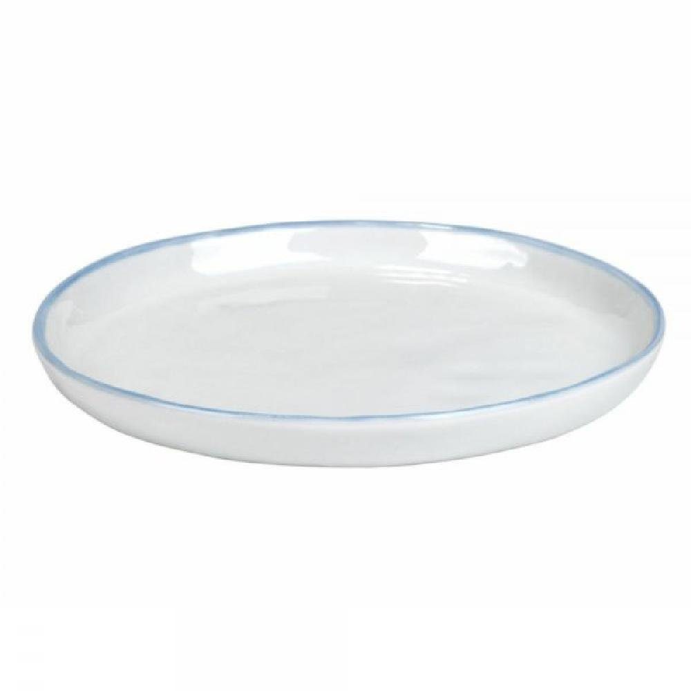 Lambert Тарелка обеденная Тарелки Piana Weiß Rand Hellblau (13,5cm)