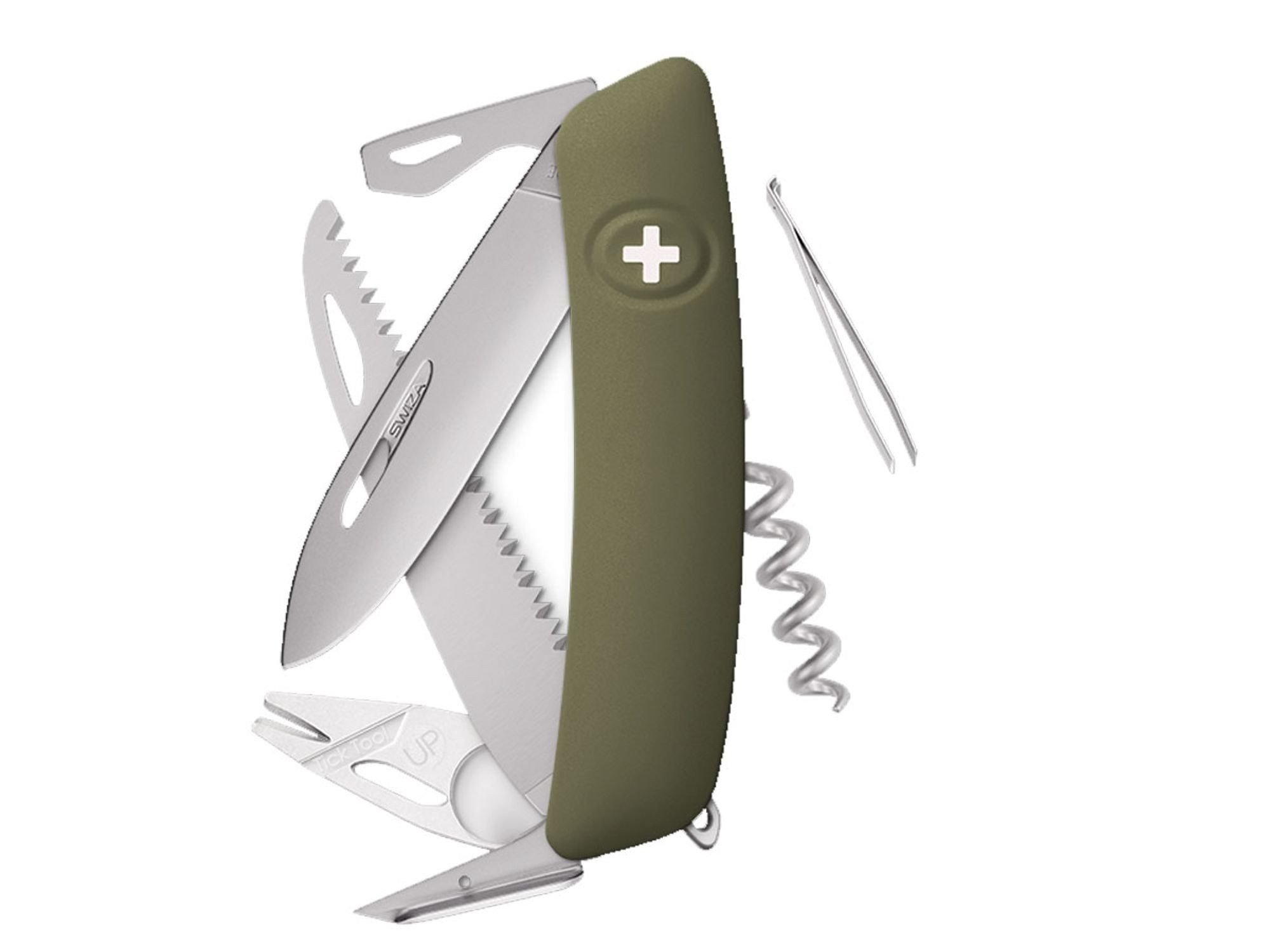 SWIZA Taschenmesser Swiza TT05R Zeckenwerkzeug AM Olive, 0096.1050