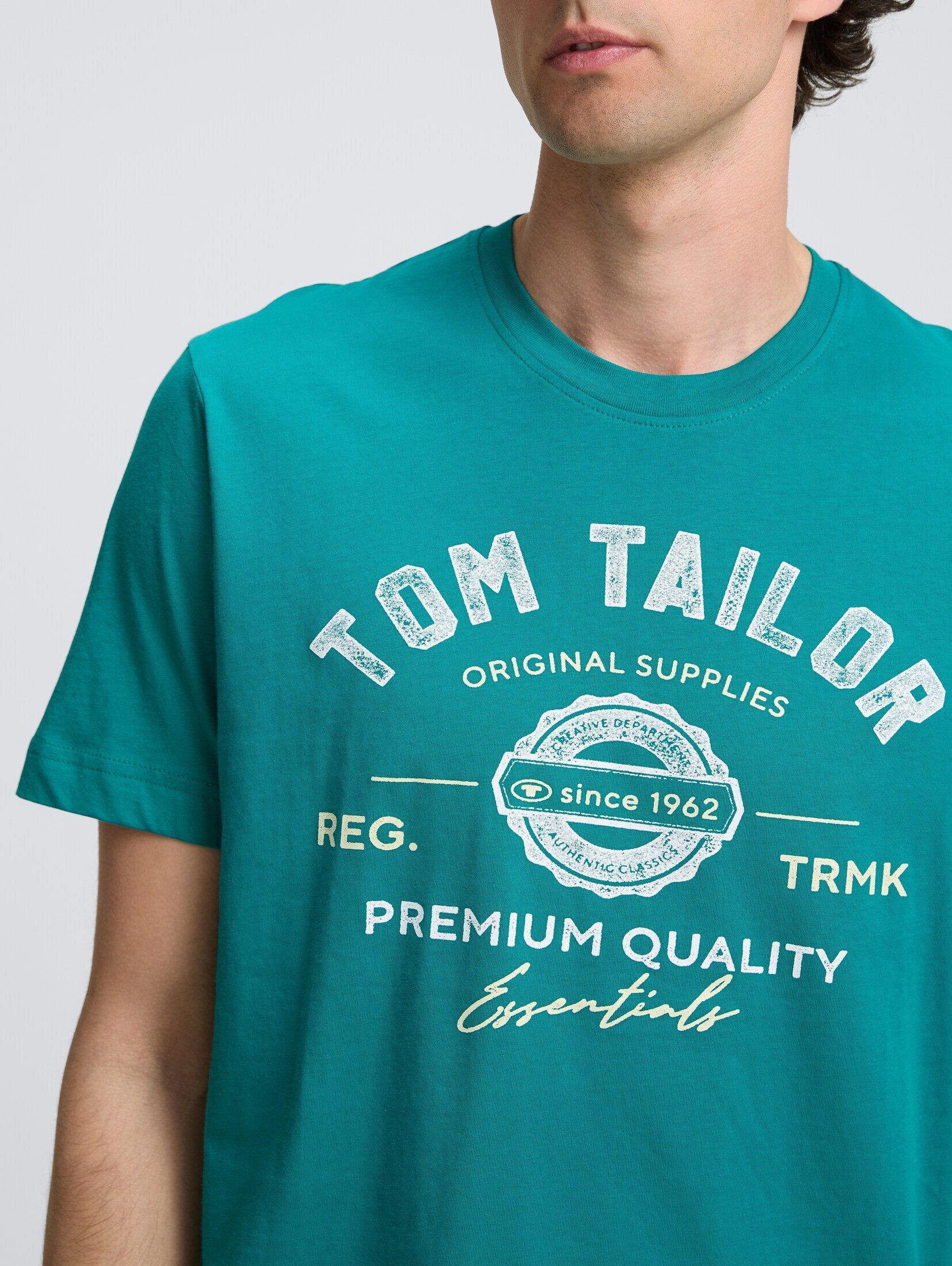 TOM TAILOR T-Shirt T-Shirt T-Shirt mit Logo-Print