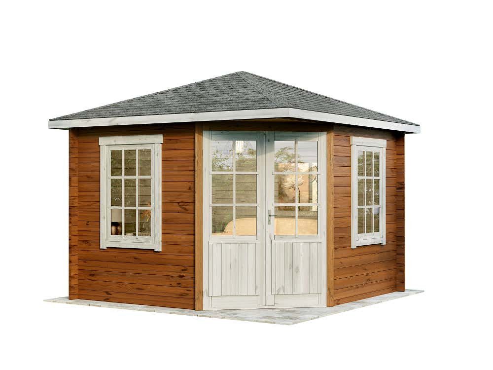 Alpholz Gartenhaus 5-Eck Monica