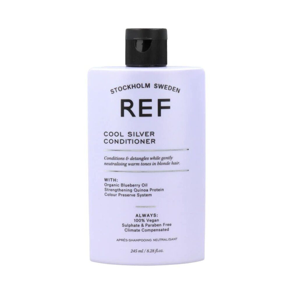 REF Haarspülung Balsam pentru par Cool Silver, Par alb/blond/decolorat, 245ml