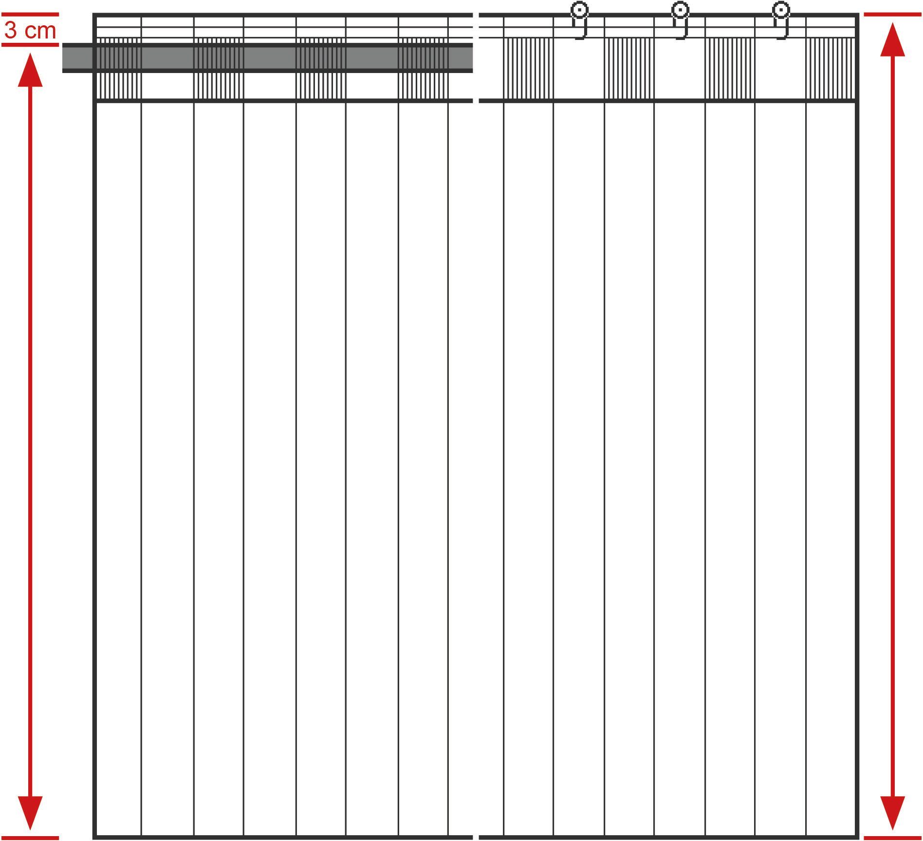 Sion, you!, Multifunktionsband Jacquard, St), blickdicht, Chenilleartikel samtiger Neutex for Vorhang (1 platinfarben