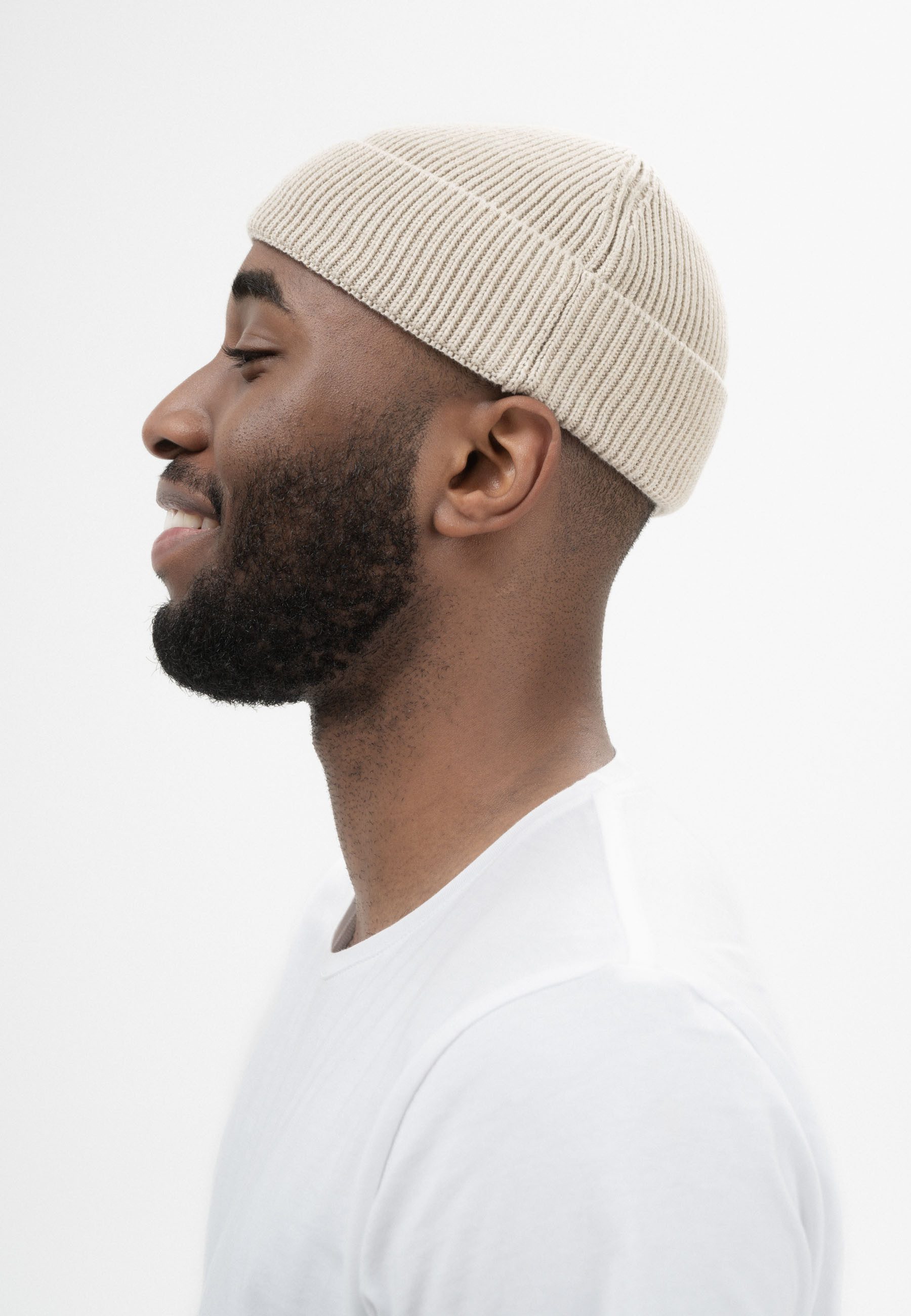 MELA Strickmütze Unisex Kurze Rippstrick Mütze günstig online kaufen
