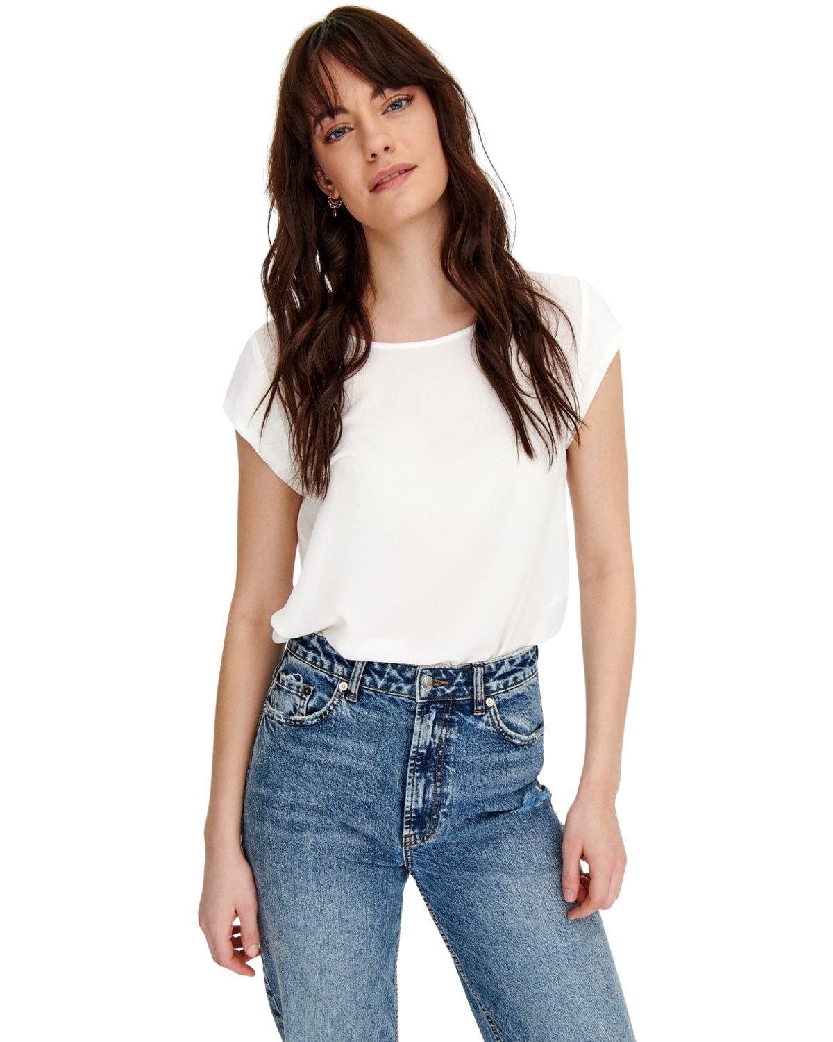 ONLY Shirtbluse (2er Pack) Basic Shirt günstig online kaufen