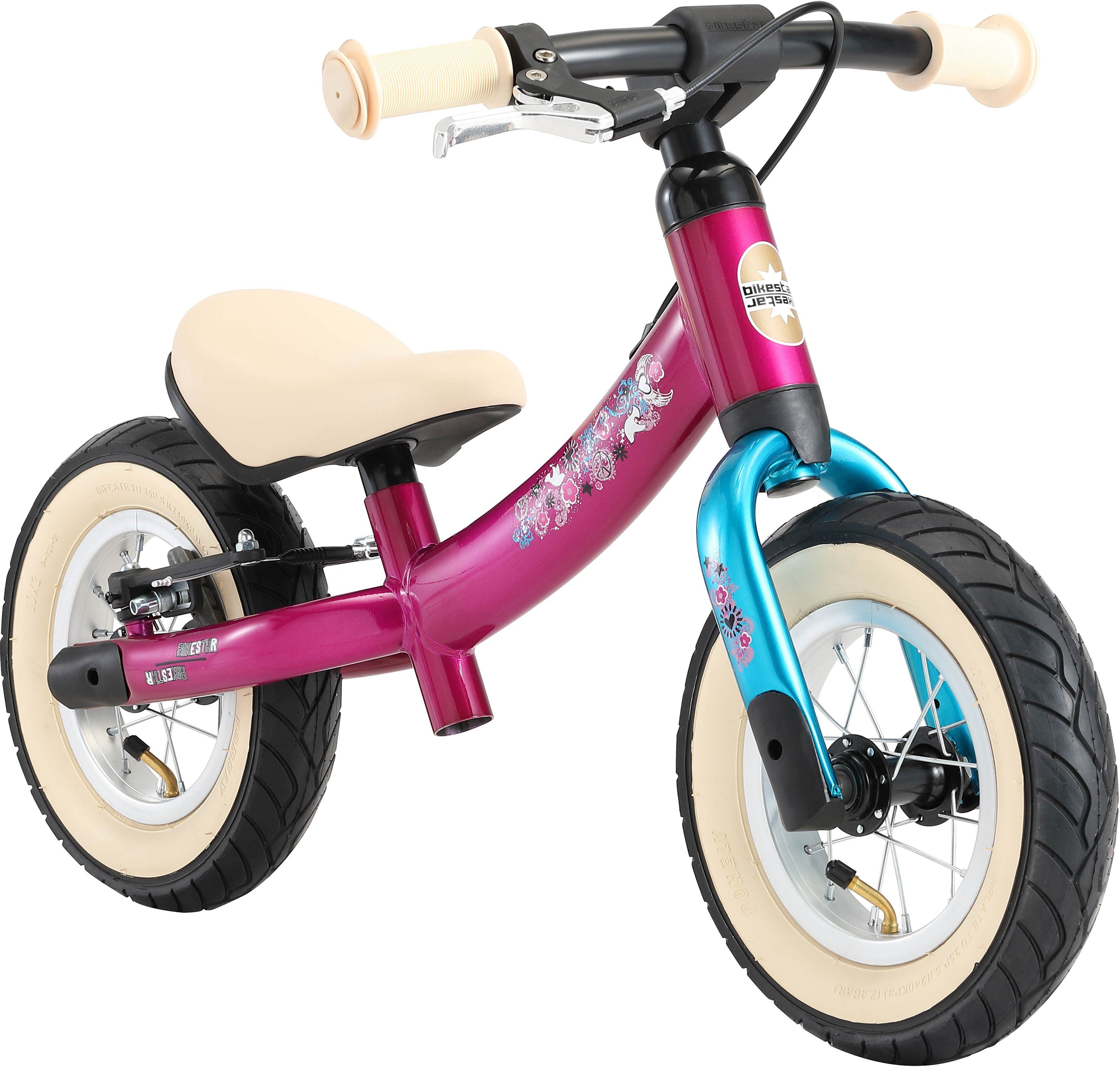 Bikestar Flex Laufrad BIKESTAR ab 10 Kinderlaufrad Zoll 2 Zoll berry/türkis Jahre 10