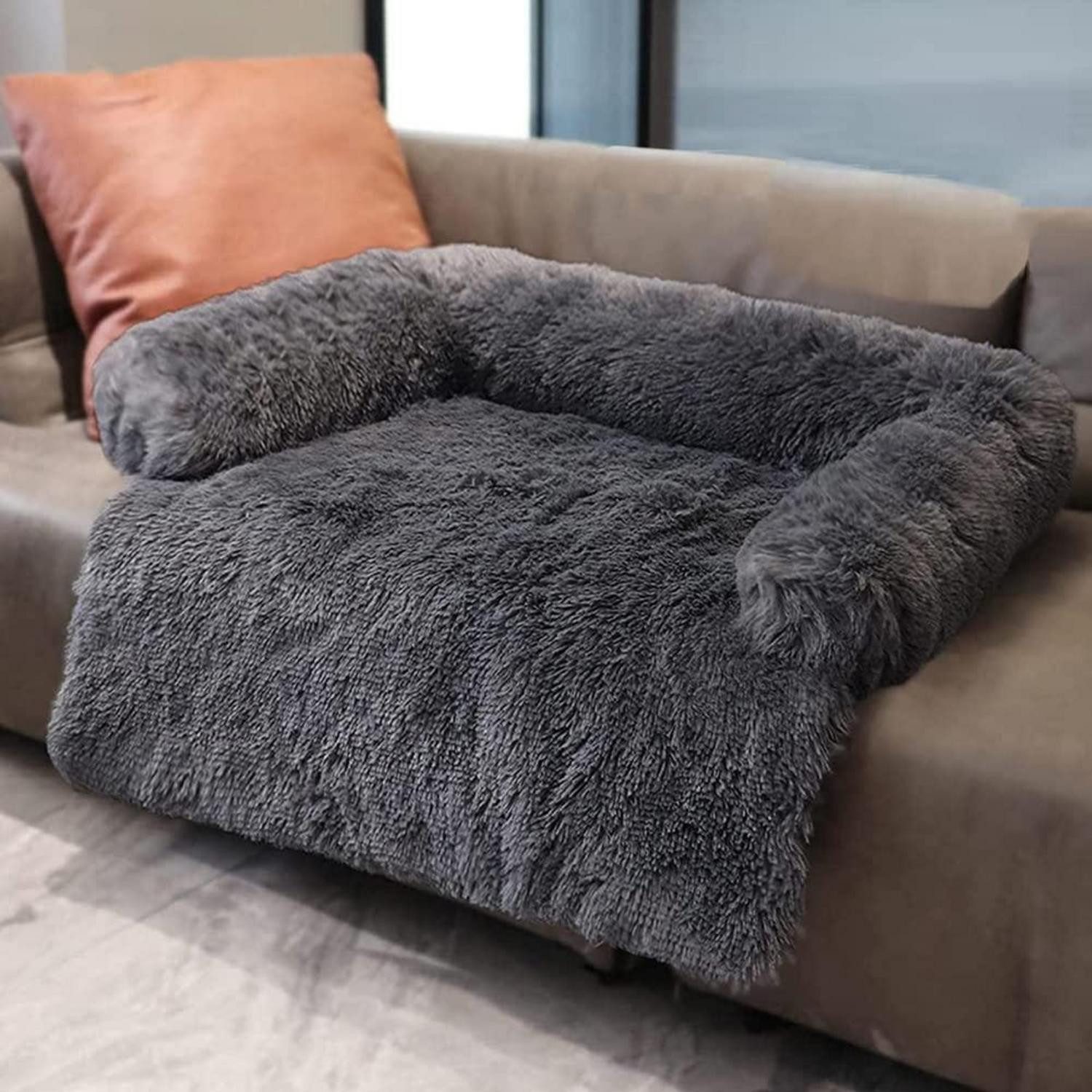 LuxusKollektion Tiersofa Hundesofa Sofaschutz Haustierbett XXL Flauschig