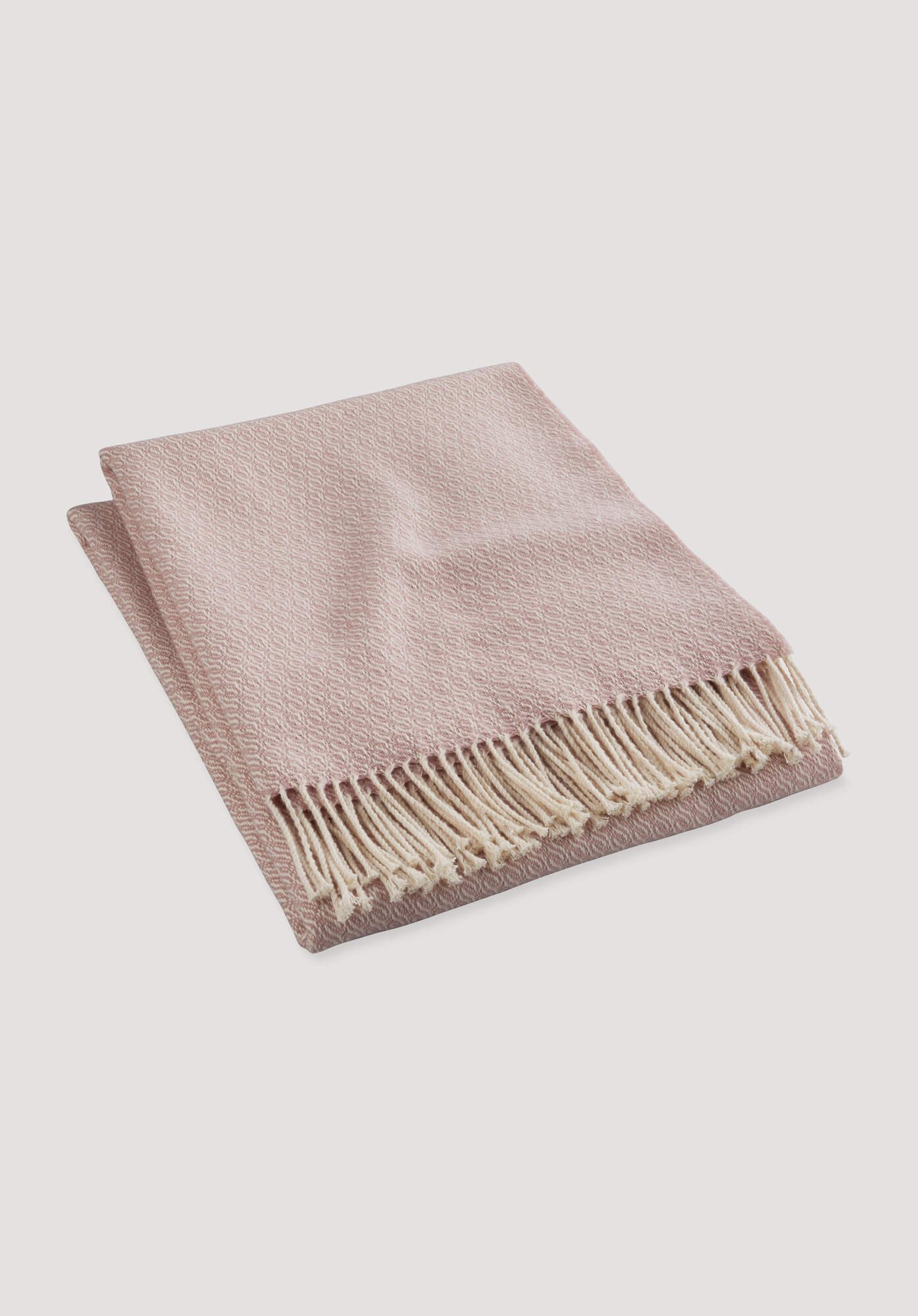 Plaid LIA aus Bio-Baumwolle mit Bio-Lambswool, Hessnatur