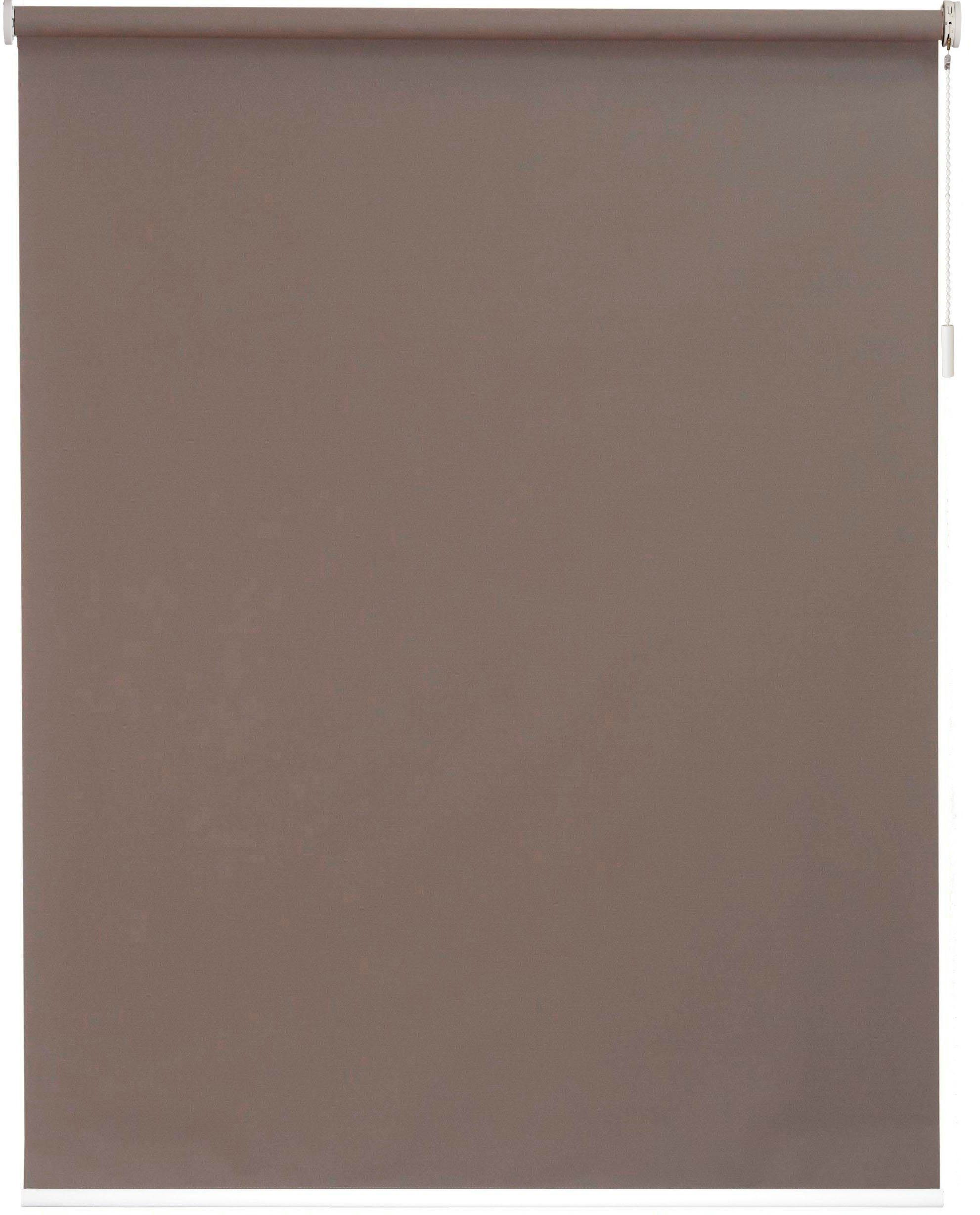 Seitenzugrollo Classic Akku-Rollo, verdunkelnd, grau Made sunlines, Style verschraubt, freihängend, in Germany