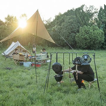 Naturehike Wäscheständer Camping Ständer mit Haken, Faltbar, Tragbar