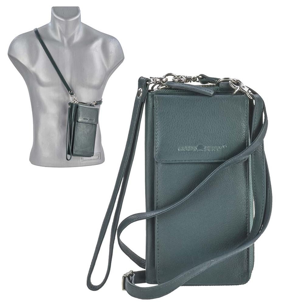 Greenburry Umhängetasche Nappa, Geldbörse Damen Herren, zum Umhängen, Handytasche, Portemonnaie