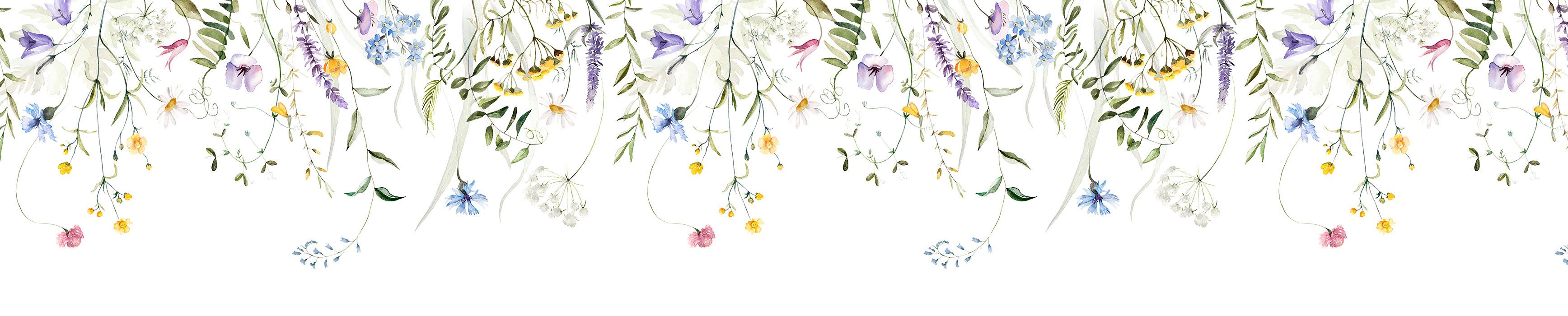 Rodnik Küchenrückwand Sommerblumen, ABS-Kunststoff Platte Monolith in DELUXE Qualität mit Direktdruck