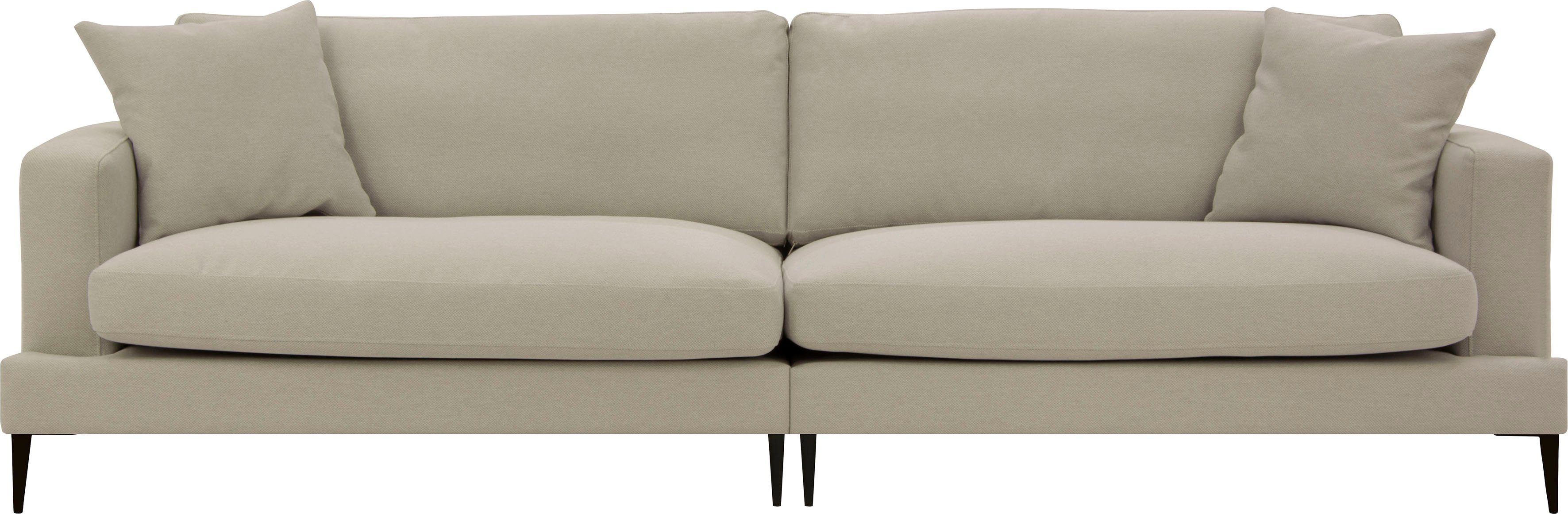 Home affaire Big-Sofa "Cozy elegantes Designsofa, Maße B/T/H: 252/97/80 cm" günstig online kaufen