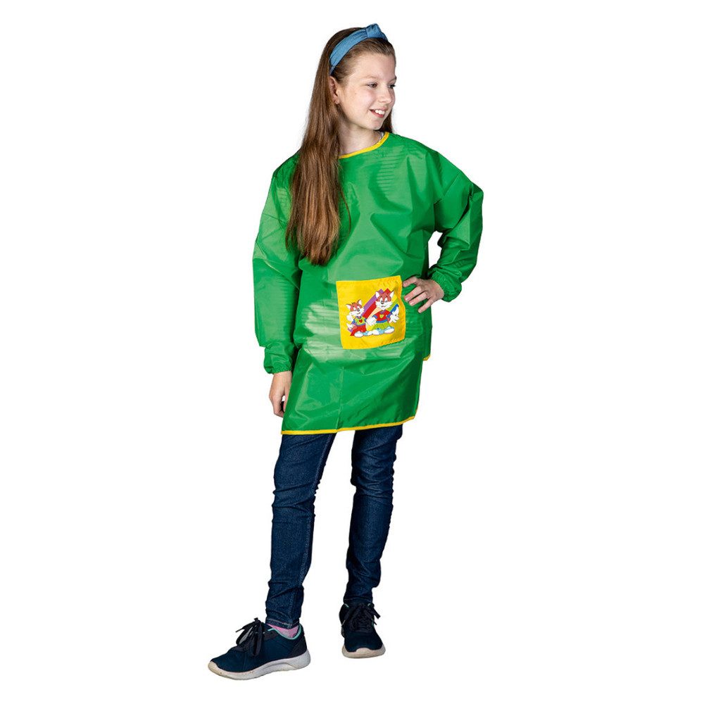 Malschürze Besttoy - Mal- und Bastelkittel - für Kinder - grün - ca. 6 bis 8 Jahr