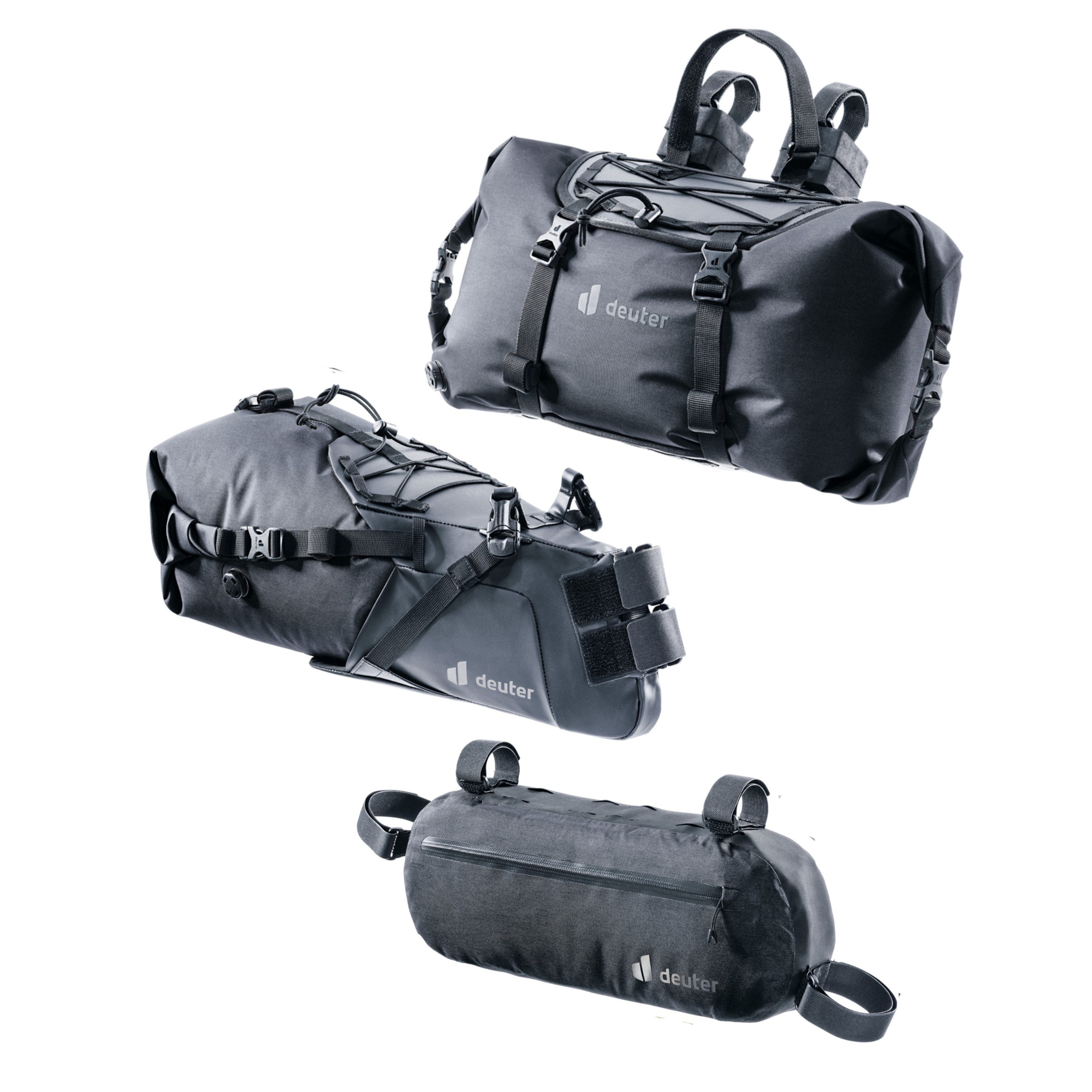 deuter Fahrradtasche Taschenset Cabezon Plus Lenkertasche, Satteltasche, Rahmentasche