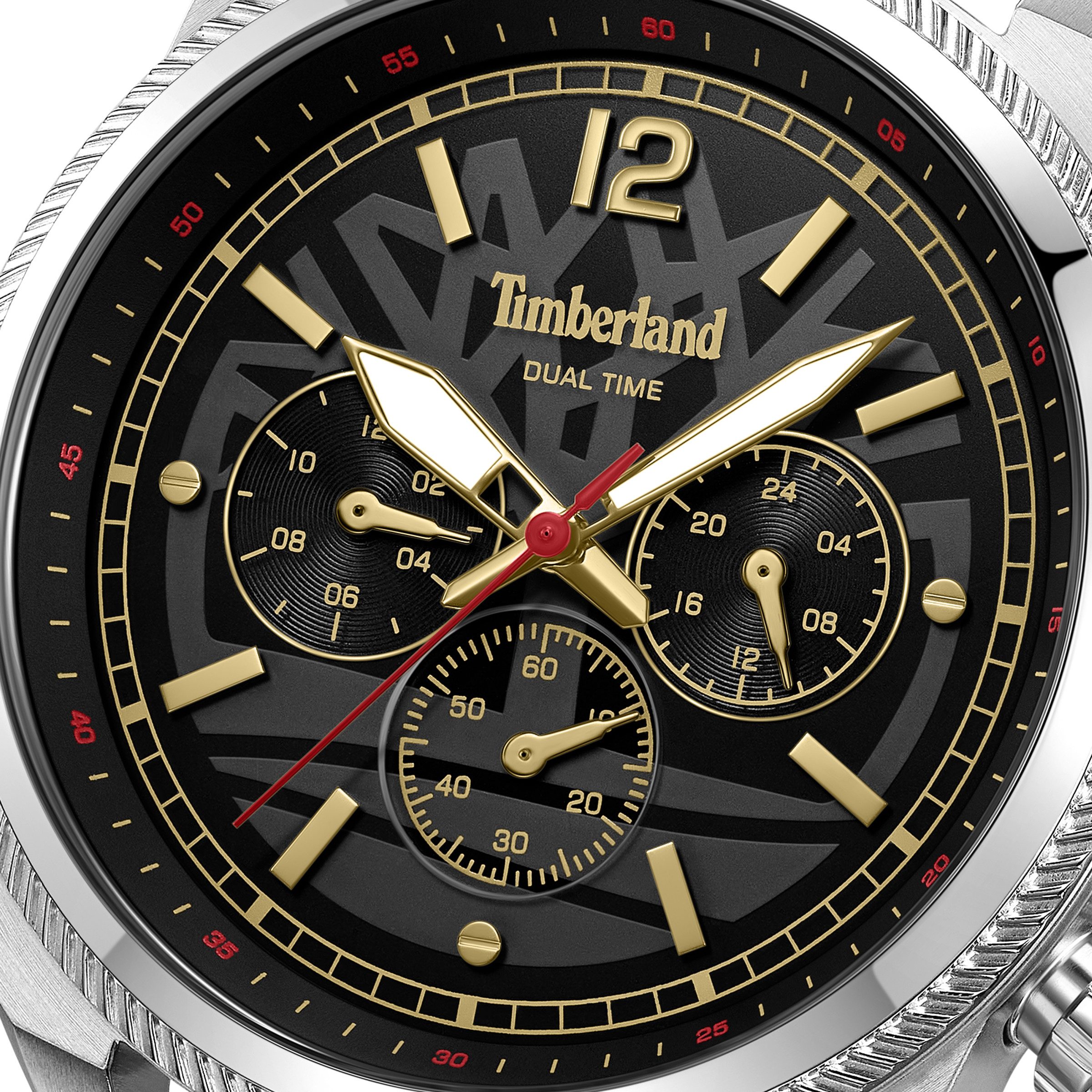 Timberland Multifunktionsuhr HENNIKER II TDWGF0082801, Quarzuhr, Armbanduhr, Herrenuhr, Lederarmband, analog, Tag