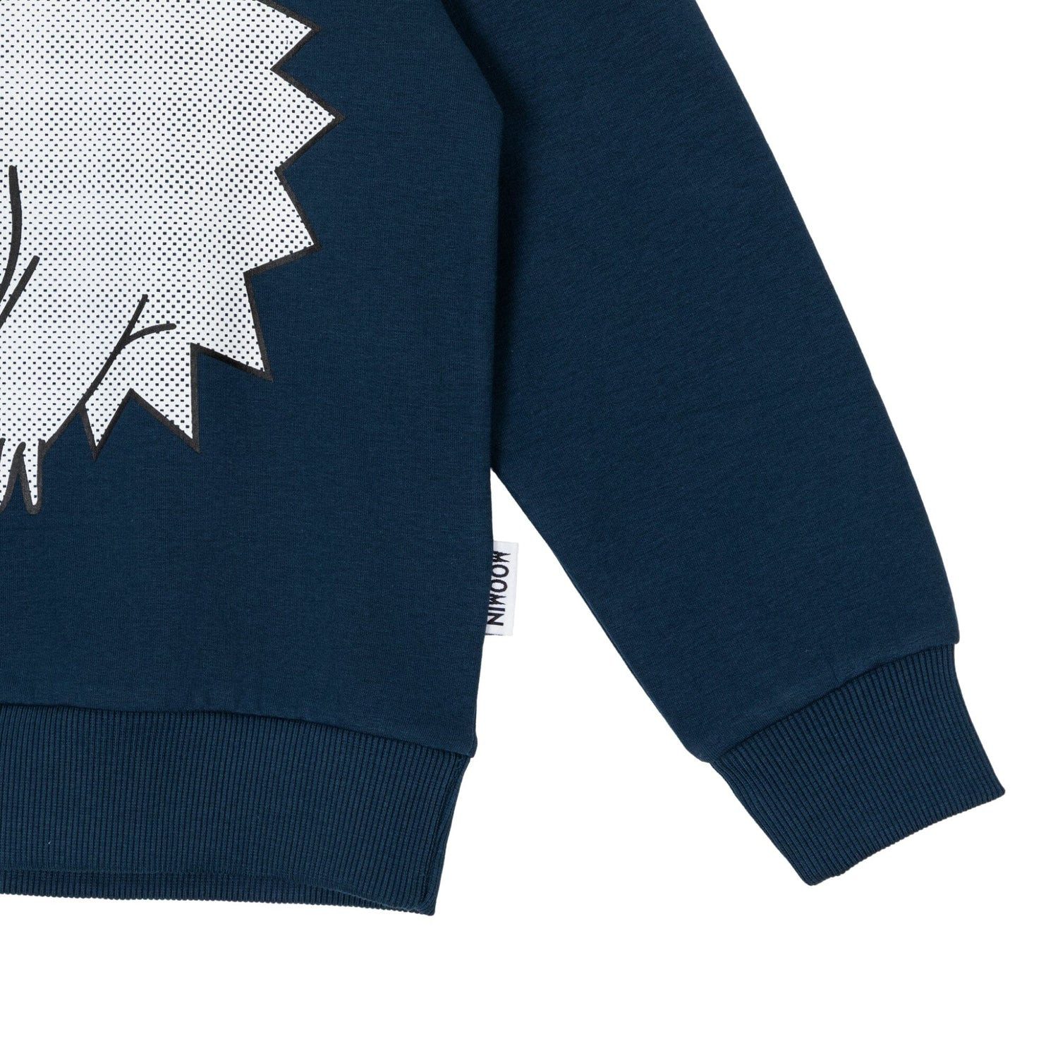 Sweatshirt Moomin Kids Sweatshirt „Hey Moomin“ – Dark Blue - Print vorne & hinten