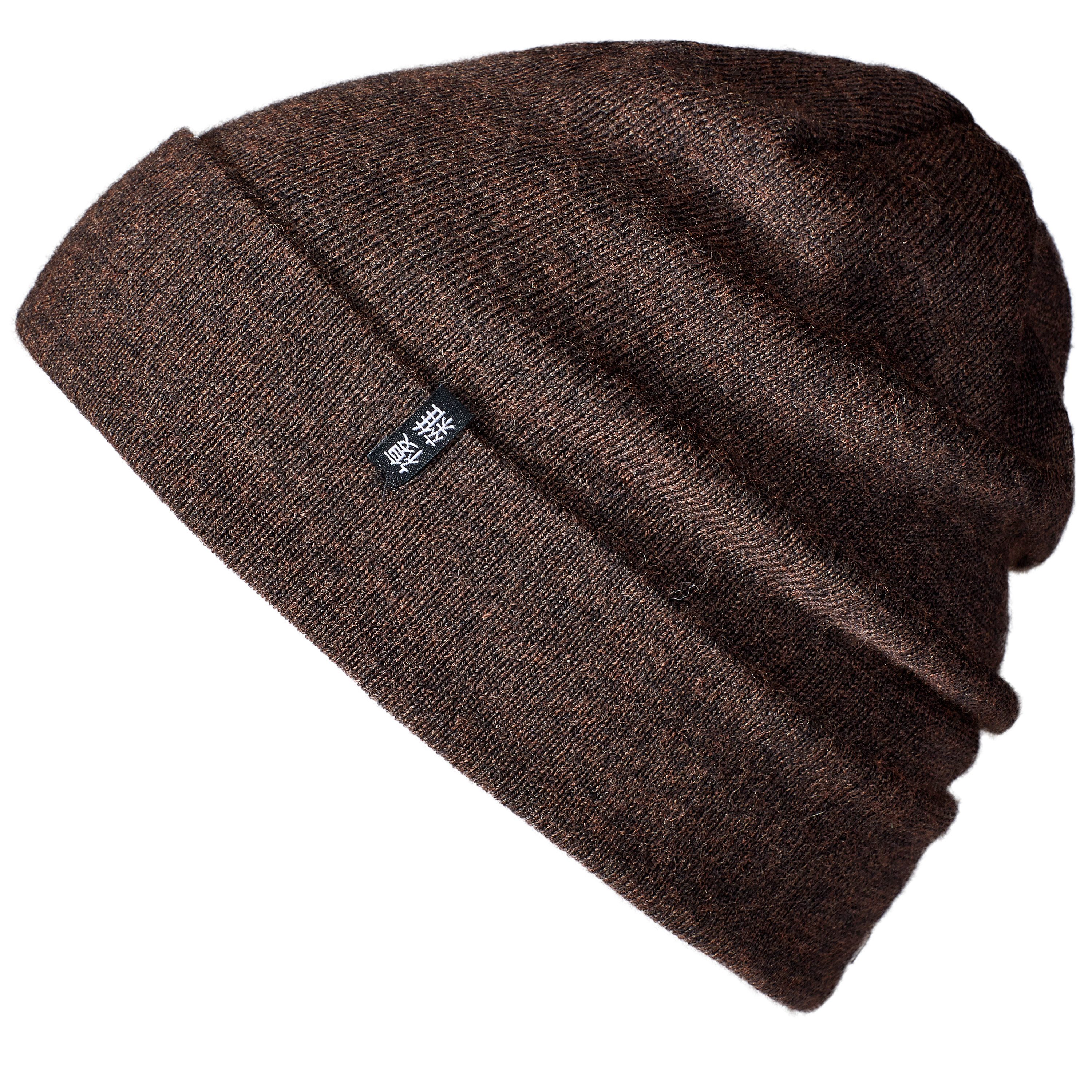 Enter the Complex Beanie Mütze, Damen und Herren 100% Merino Wolle, 2-Lagig gestrickt