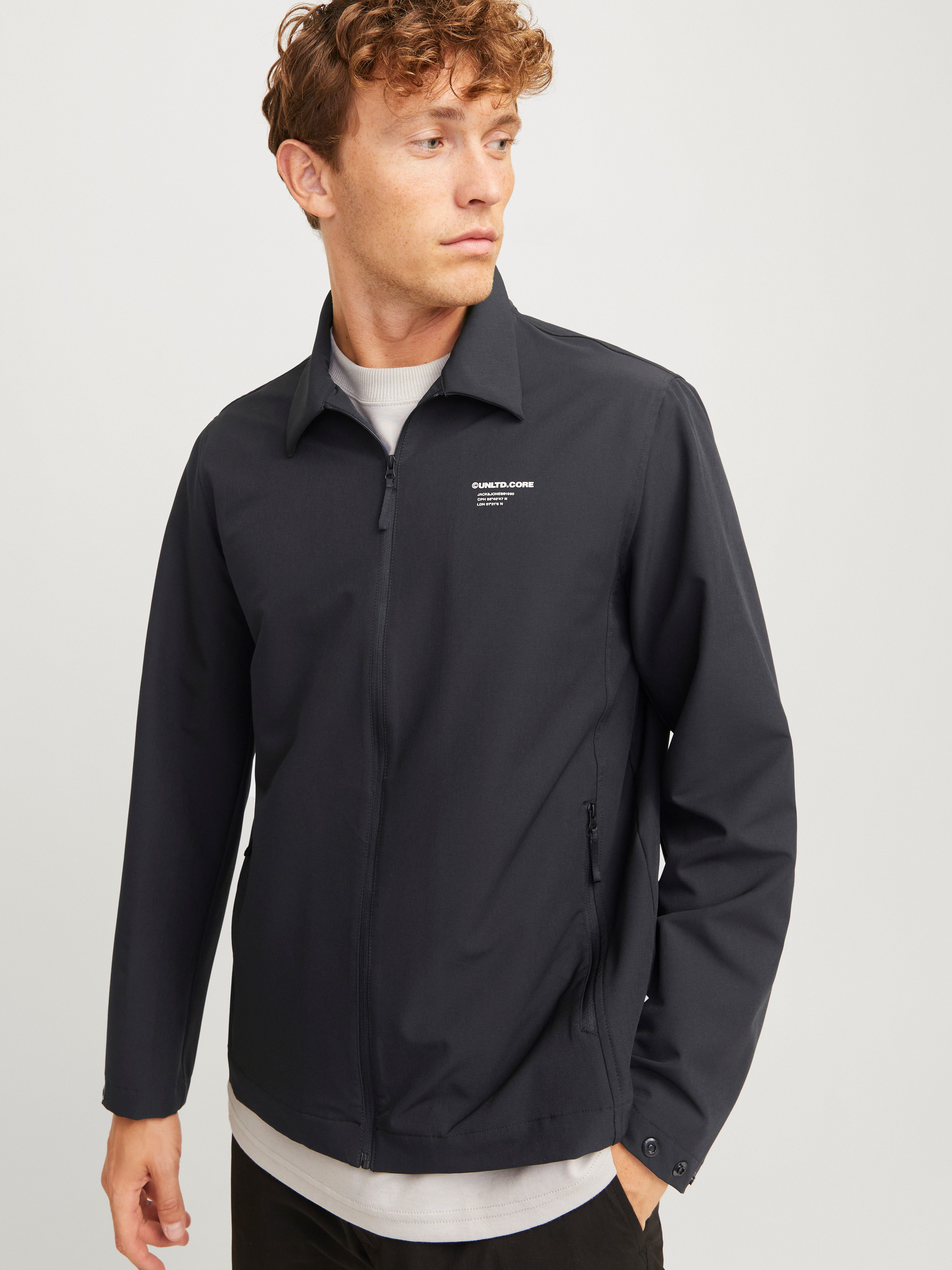 Jack & Jones Langarmhemd JCOAERO SHIRT JACKET LS NOOS mit Reißverschluss günstig online kaufen