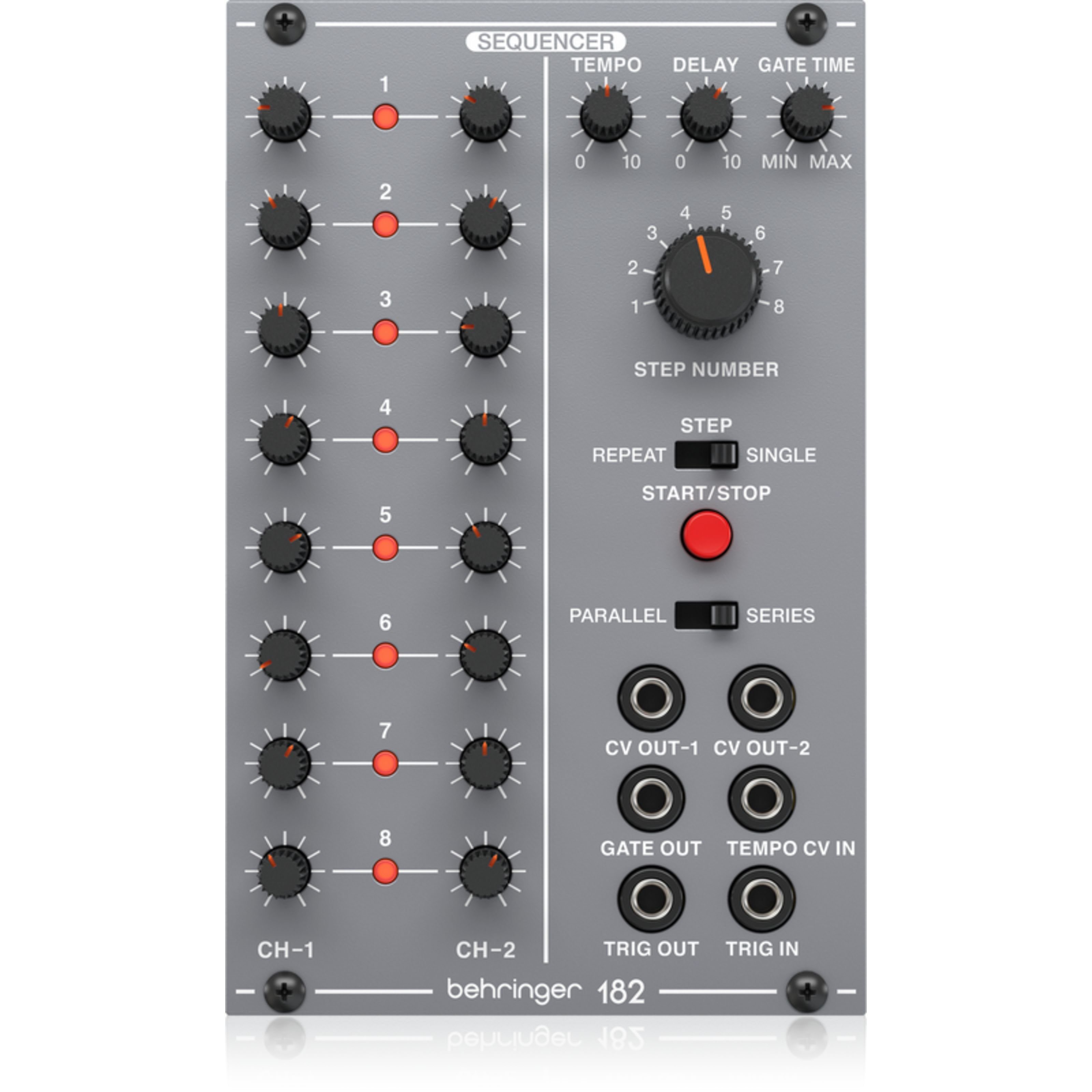 Behringer Synthesizer (Modular Synthesizer, Sequenzer-Module), 182 Analog Sequencer - Sequenzer Modular Synthesizer