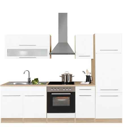 HELD MÖBEL Küchenzeile Eton, mit E-Geräten, Breite 270 cm