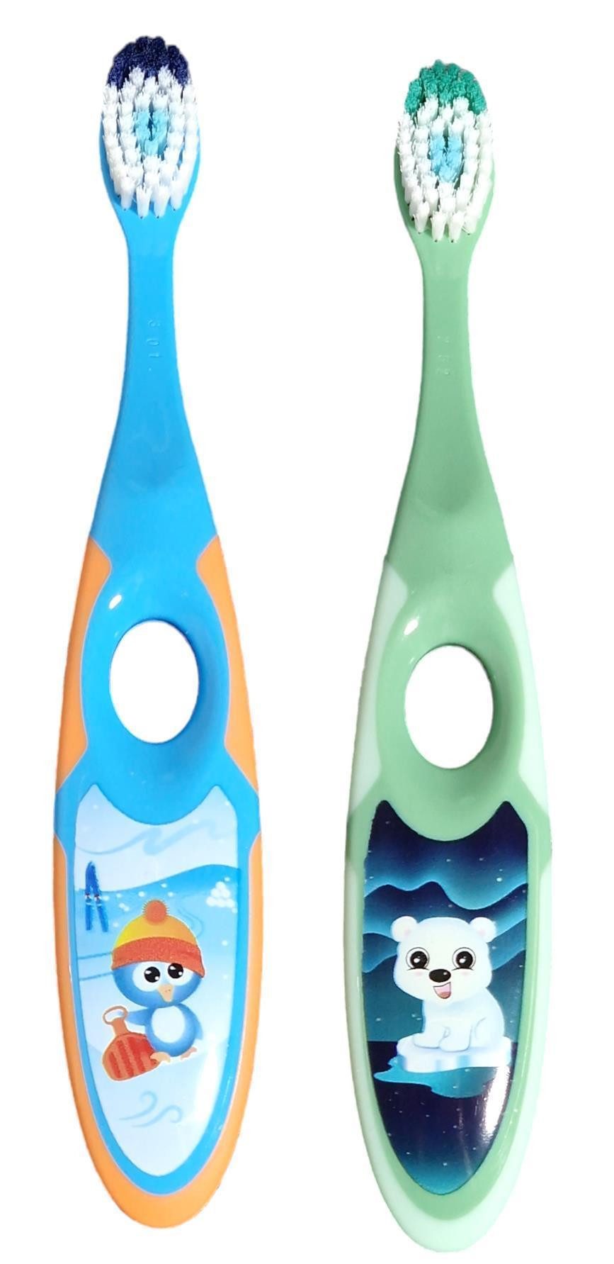 ORKLA Zahnbürste 2x Jordan Kinderzahnbürste 3-5 Jahre Step 2 - Jungenfarben