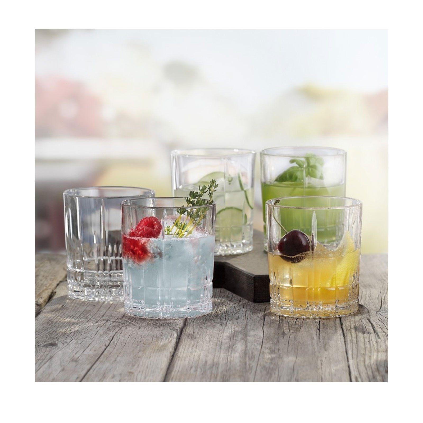 SPIEGELAU Glas BBQ & Drinks Softdrink Glas 281/188, 6-tlg., Kristallglas