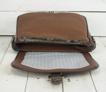 Sunsa Umhängetasche Leder Damen Umhängetasche. Bunter Crossbody Bag Ledertasche, echt Leder aus Lederresten