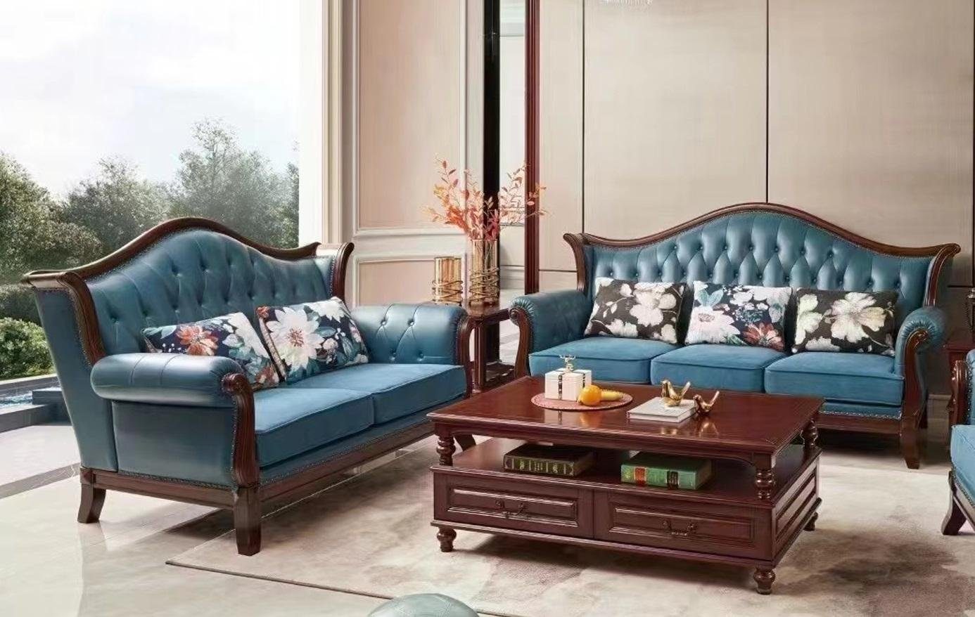 Sitzer Luxus, Sofagarnitur Couch Europe Made Couchgarnitur Sofa Chesterfield-Sofa Sessel in 3+2 Leder JVmoebel