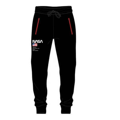 NASA Jogginghose NASA Logo Freizeit- & Jogginghose für Erwachsene, Schwarz, Baumwolle