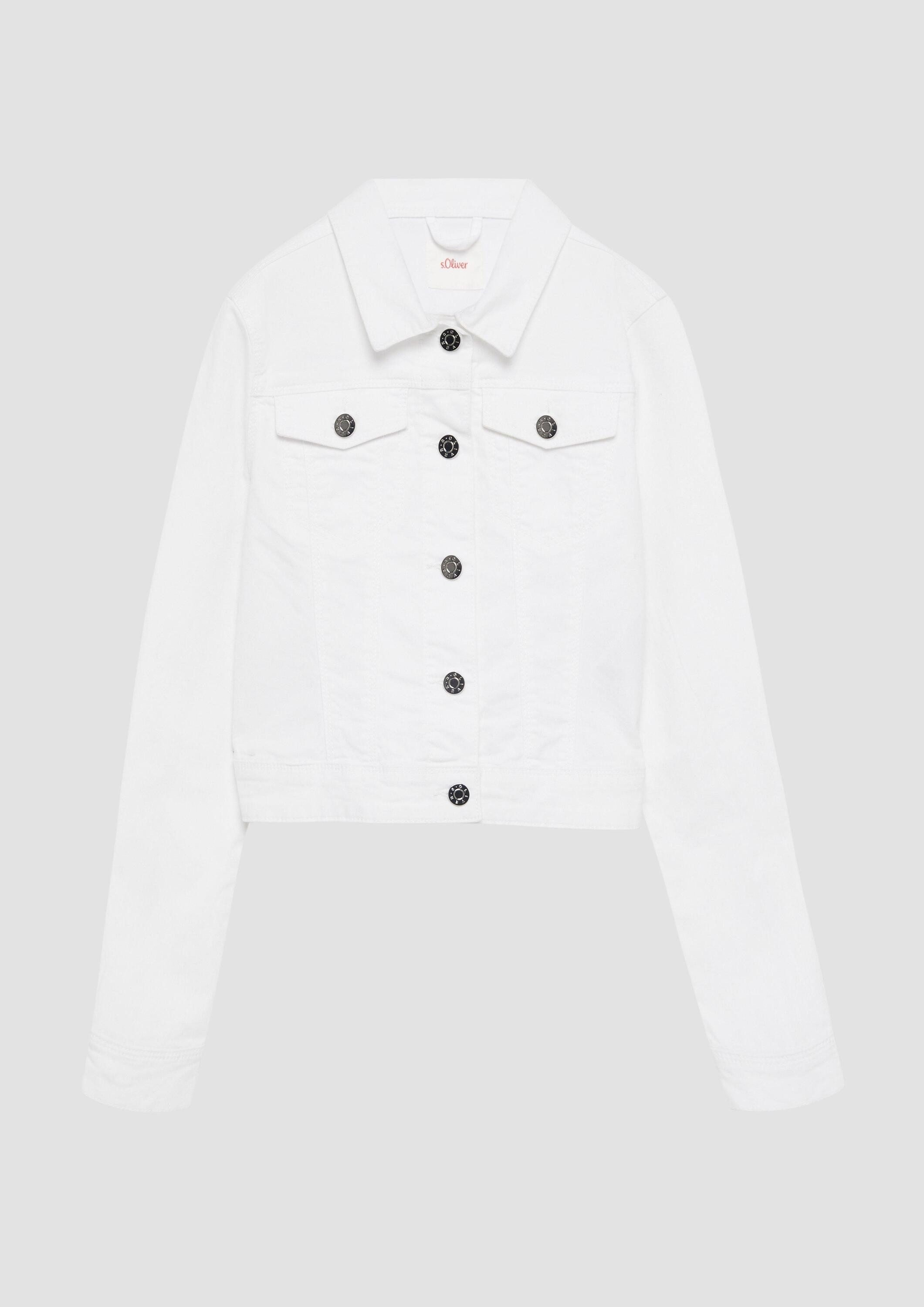 s.Oliver Funktionsjacke Indoor-Jacke Jeansjacke aus Twill