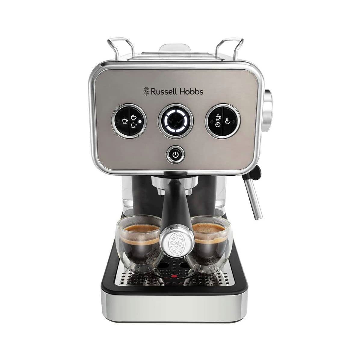 RUSSELL HOBBS Espressomaschine Distinction 26452-56 Edelstahl Titanium