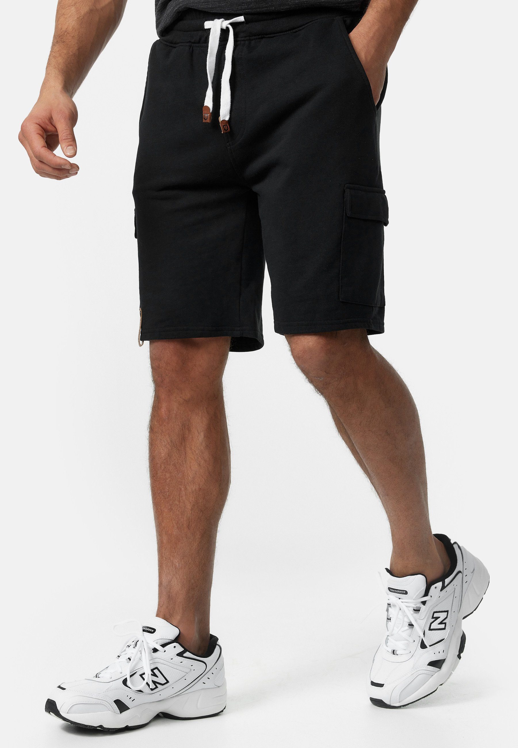 Indicode Sweatshorts White Rock