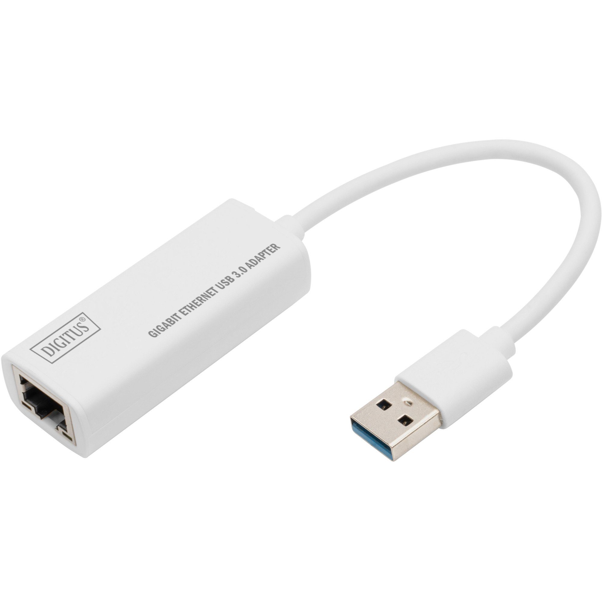 Digitus USB 3.2 Gen 1 Adapter, USB-A Stecker > RJ-45 Buchse LAN-Kabel