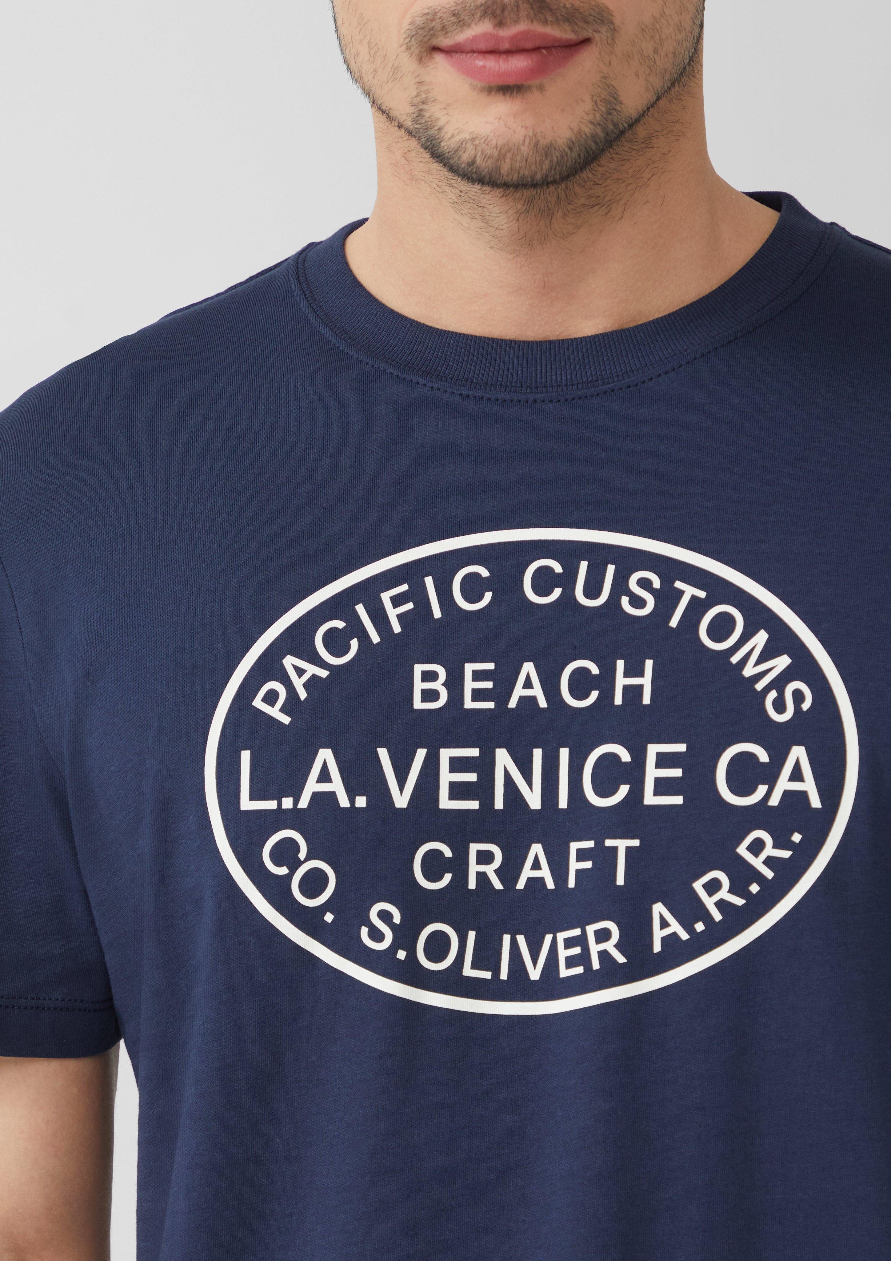 s.Oliver Kurzarmshirt T-Shirt mit Crew Neck günstig online kaufen