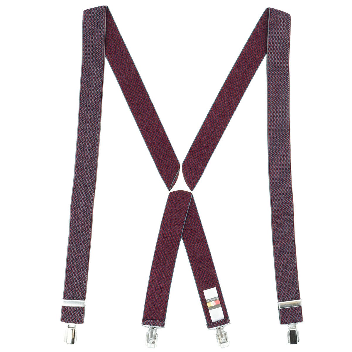 Strickmütze Hosenträger X-Form