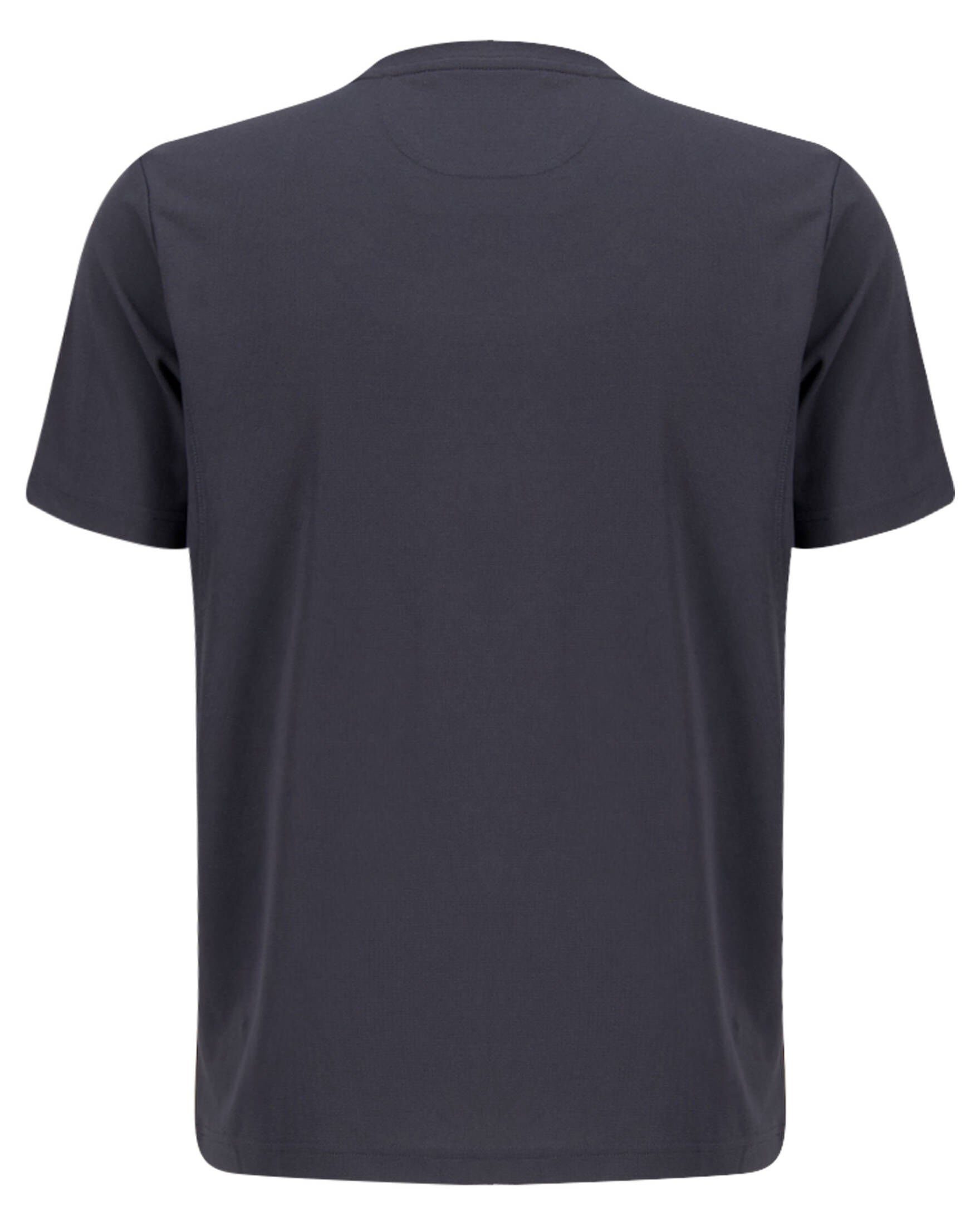 (304) T-Shirt BRISTOL rauchblau Meru (1-tlg) T-Shirt Herren BASIC