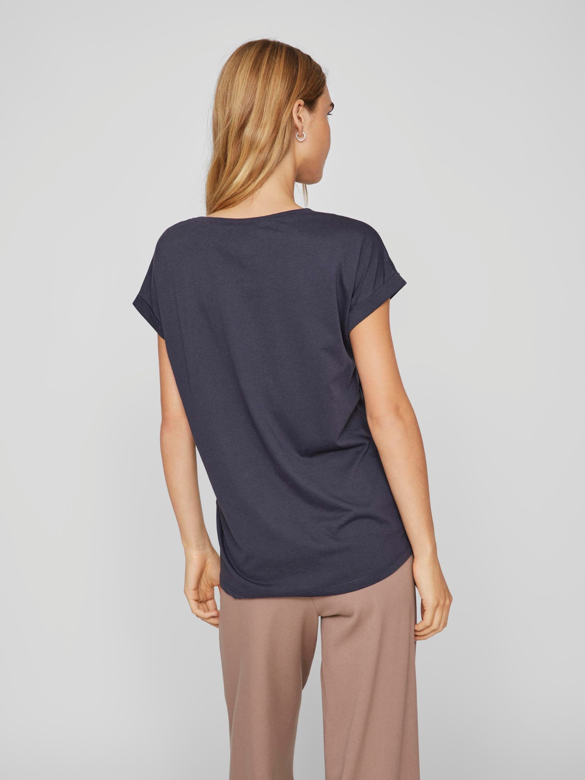 Vila Rundhalsshirt VIDREAMERS NEW PURE T-SHIRT/SU-NOOS Baumwollmischung, regular fit – Bild 3 von 5
