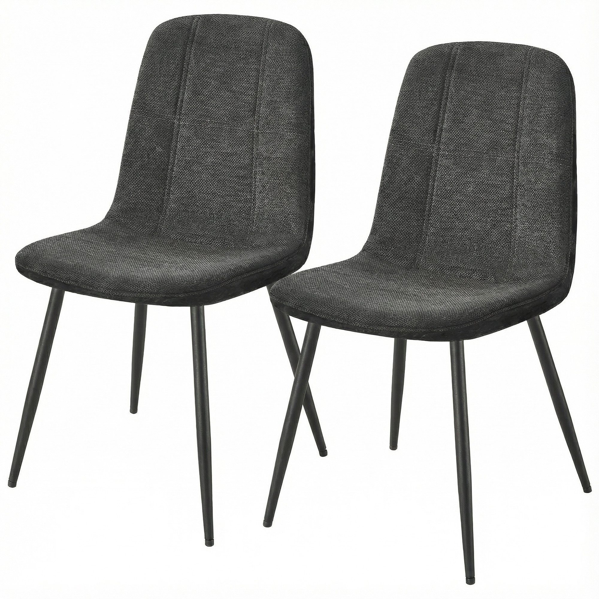 VASAGLE Esszimmerstuhl Metallbeine, verstellbare Füße, pflegeleicht (2 St), günstig online kaufen