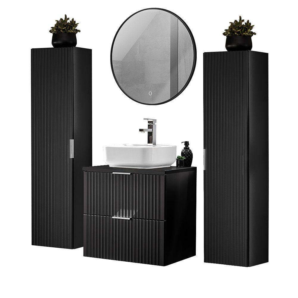 Badmöbel-Set ADELAIDE-56-BLACK