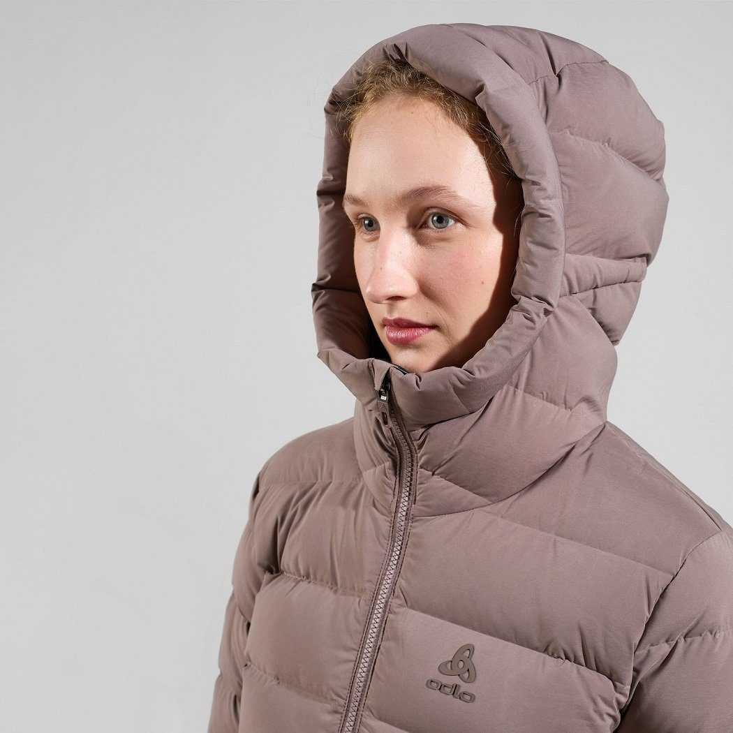 Odlo Wintermantel Ascent N-Thermic Insulated mit Kapuze (wasserabweisend, winddicht)